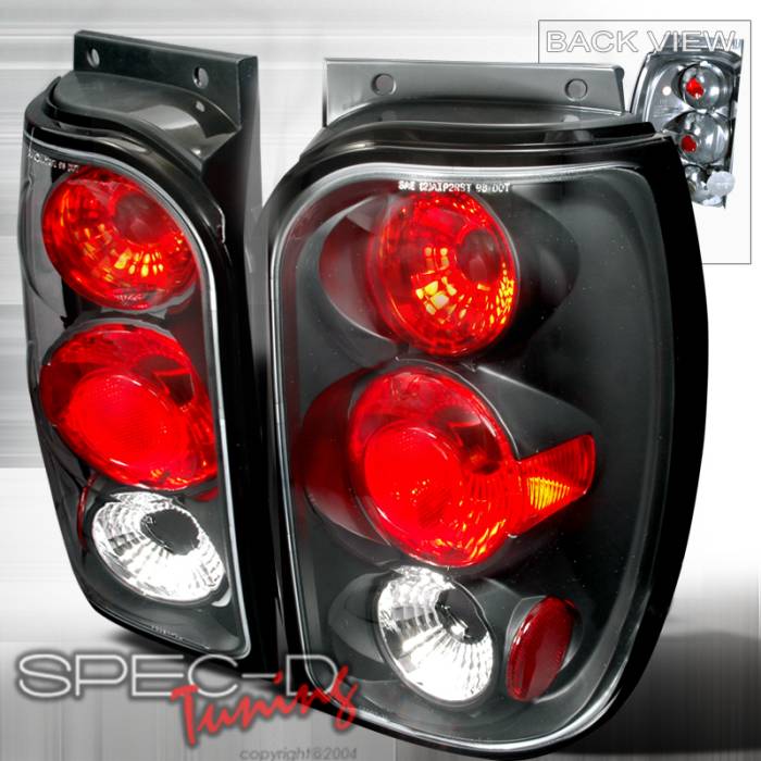 Spec-D - Ford Explorer Spec-D Altezza Taillights - Black - LT-EPOR98JM-TM