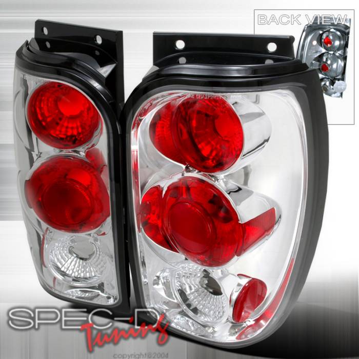 Spec-D - Ford Explorer Spec-D Altezza Taillights - Chrome - LT-EPOR98-TM