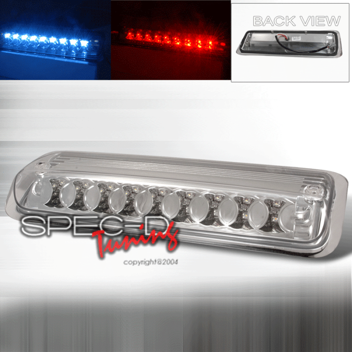 Spec-D - Ford F150 Spec-D LED Third Brake Lights - Chrome - LT-F15004RBCLED-CY