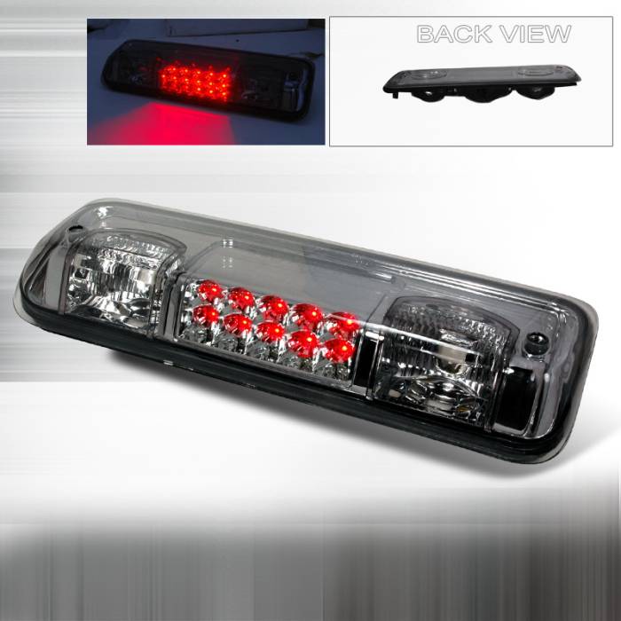 Spec-D - Ford F150 Spec-D LED Third Brake Lights - Smoke - LT-F15004RBGLED-KS