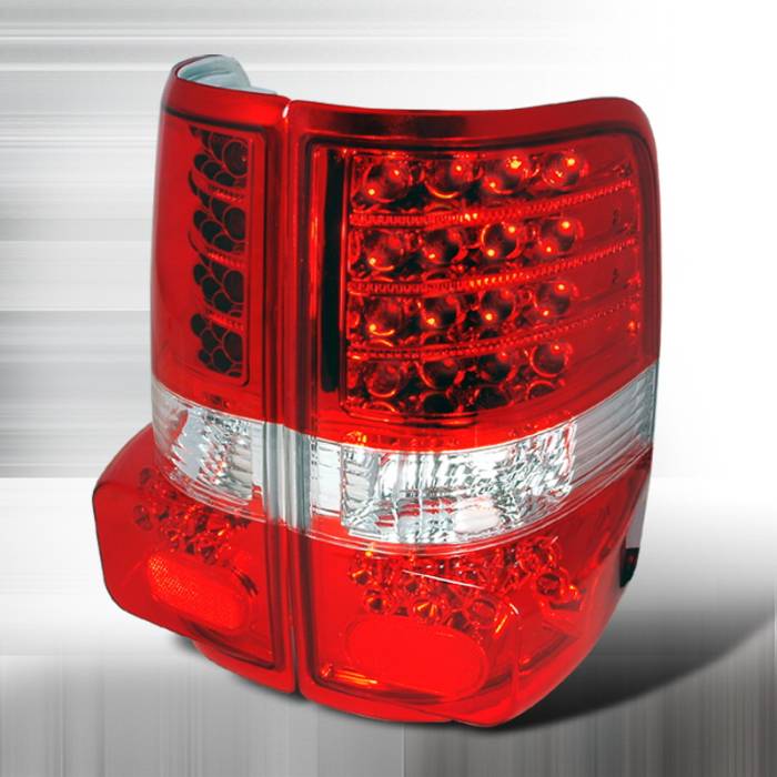 Spec-D - Ford F150 Spec-D LED Taillights - Red - LT-F15004RLED-KS