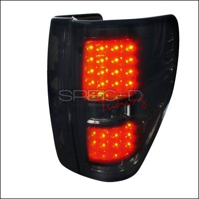 Spec-D - Ford F150 Spec-D LED Taillights - Smoke - LT-F15009GLED-TM