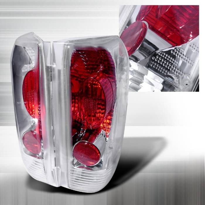 Spec-D - Ford F150 Spec-D Altezza Taillights - Chrome - LT-F15089-KS