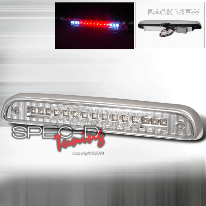Spec-D - Ford F150 Spec-D LED Third Brake Lights - Chrome - LT-F15092RBCLED-CY