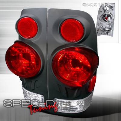 Spec-D - Ford F150 Spec-D Altezza Taillights - Black - LT-F150973DJM-TM
