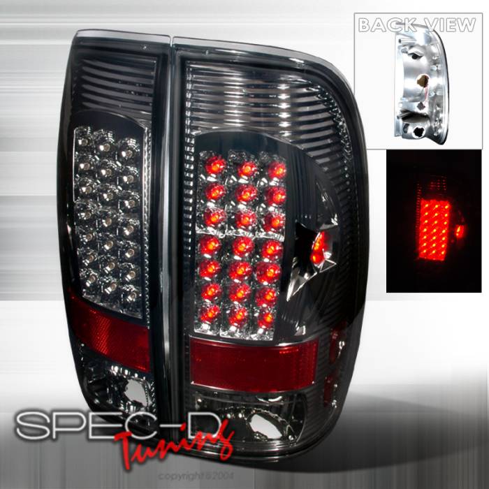 Spec-D - Ford F150 Spec-D LED Taillights - Smoke - LT-F15097GLED-APC