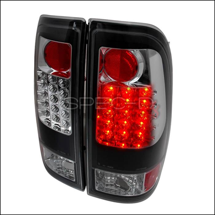 Spec-D - Ford F150 Spec-D LED Taillights - Black - LT-F15097JMLED-TM