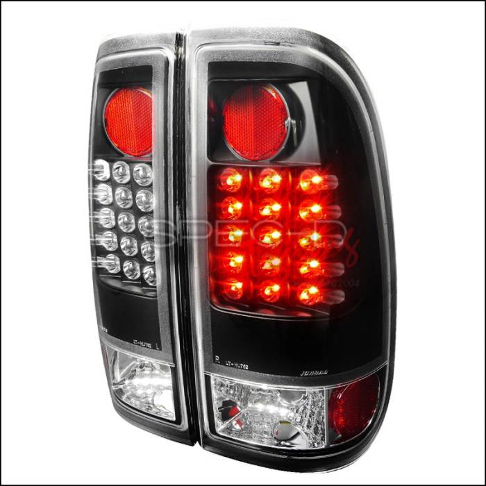 Spec-D - Ford F150 Spec-D LED Taillights - Black - LT-F15097JMLED-V2-TM