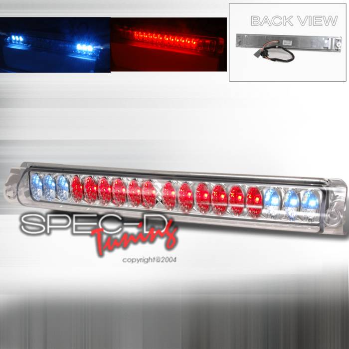 Spec-D - Ford F150 Spec-D LED Third Brake Lights - Chrome - LT-F15097RBCLED-CY