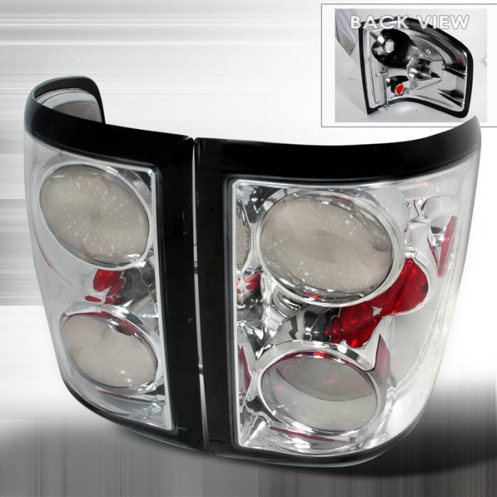 Spec-D - Ford F150 Spec-D Altezza Taillights - Chrome - LT-F150F04CR-TM