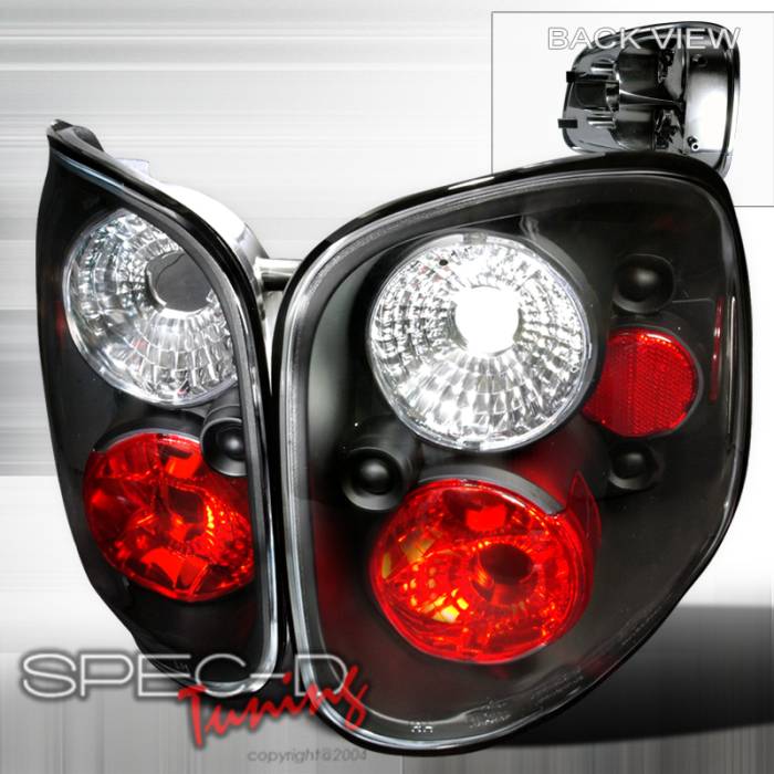 Spec-D - Ford F150 Spec-D Altezza Taillights - Black - LT-F150F97JM-TM