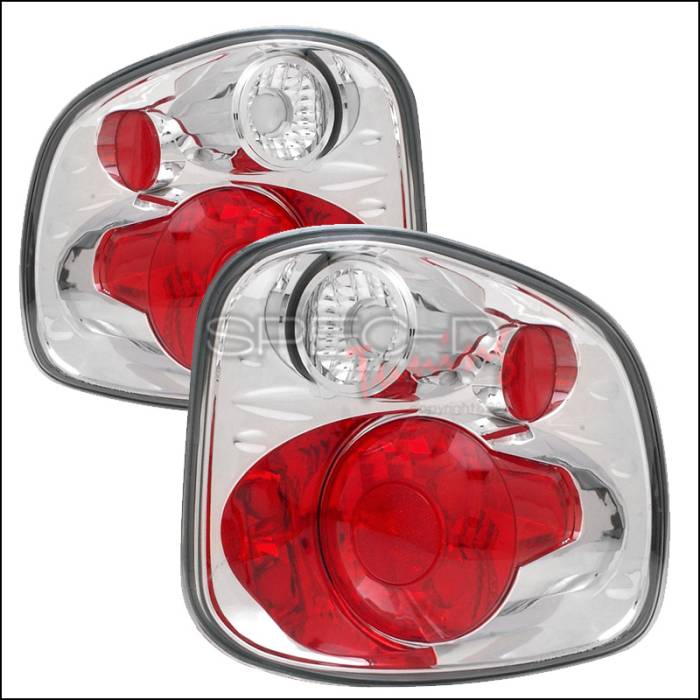 Spec-D - Ford F150 Spec-D Altezza Taillights - Chrome - LT-F150F97-KS