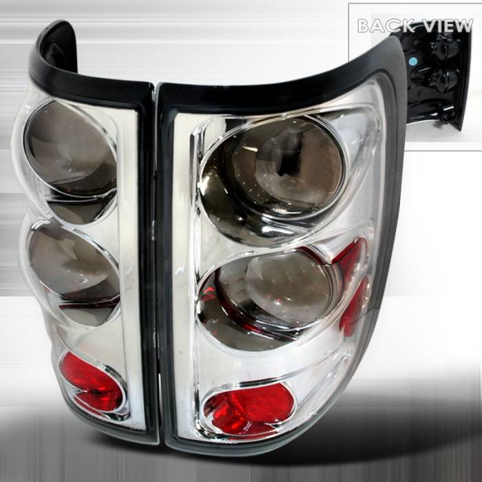 Spec-D - Ford F150 Spec-D Altezza Taillights - Chrome - LT-F150FT04CR-TM