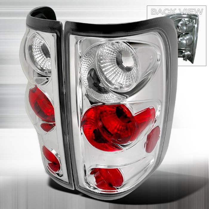 Spec-D - Ford F150 Spec-D Altezza Taillights - Chrome - LT-F150FT04-TM
