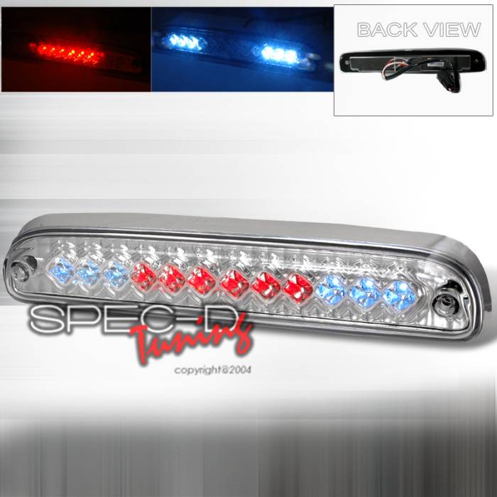 Spec-D - Ford F250 Spec-D LED Third Brake Lights - Chrome - LT-F25099RBCLED-CY