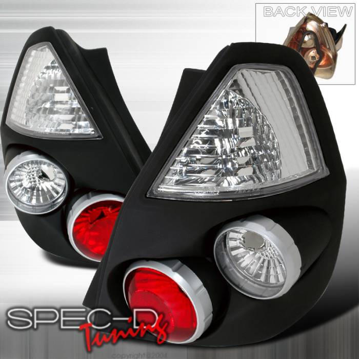 Spec-D - Honda Fit Spec-D Altezza Taillights - Black - LT-FIT06JM-TM