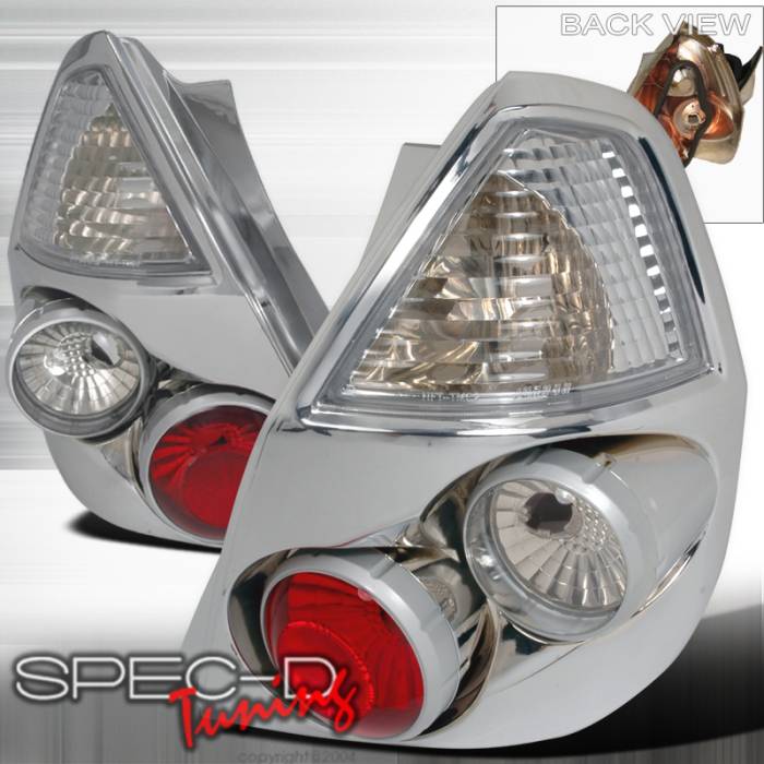 Spec-D - Honda Fit Spec-D Altezza Taillights - Chrome - LT-FIT06-TM