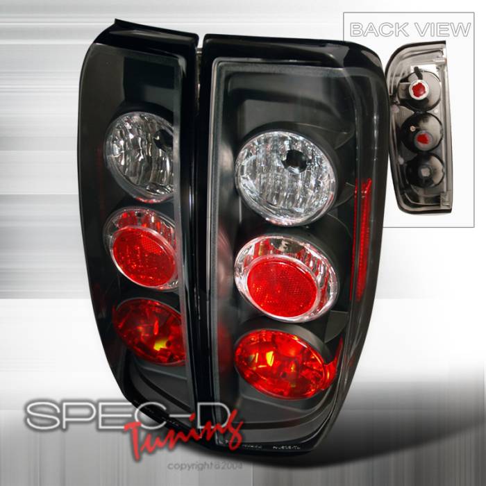 Spec-D - Nissan Frontier Spec-D Altezza Taillights - Black - LT-FRO05JM-TM