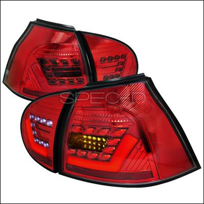 Spec-D - Volkswagen Golf GTI Spec-D LED Taillights - Red - LT-GLF05R-F2-APC