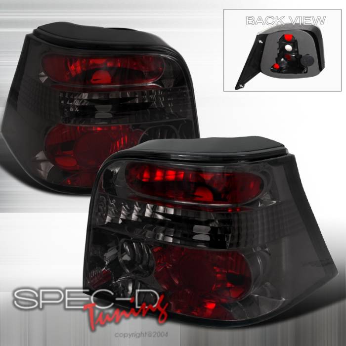 Spec-D - Volkswagen Golf Spec-D Altezza Taillights - Smoke - LT-GLF99G-TM