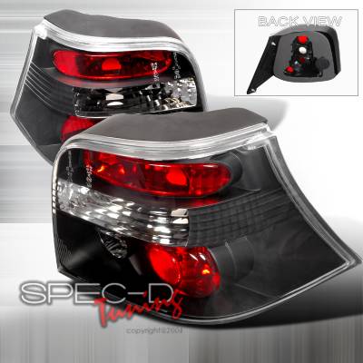 Spec-D - Volkswagen Golf Spec-D Altezza Taillights - Black - LT-GLF99JM-TM