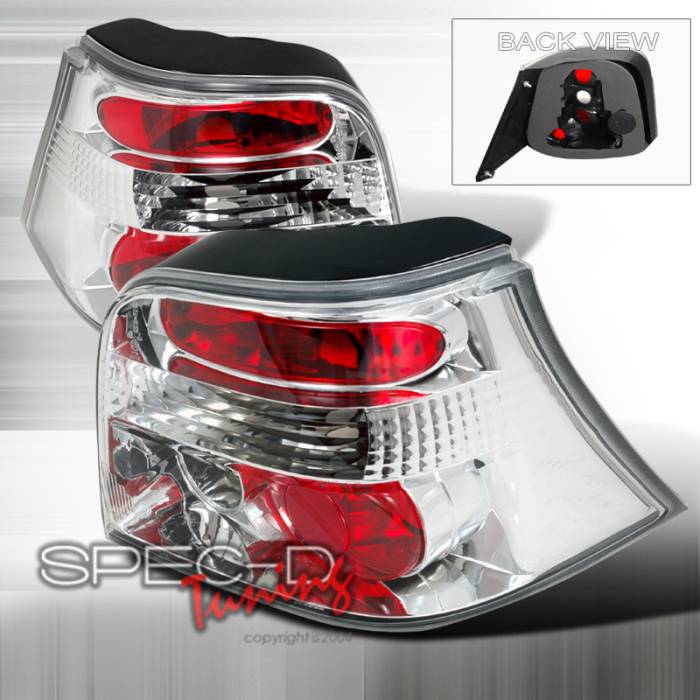 Spec-D - Volkswagen Golf Spec-D Altezza Taillights - Chrome - LT-GLF99-TM