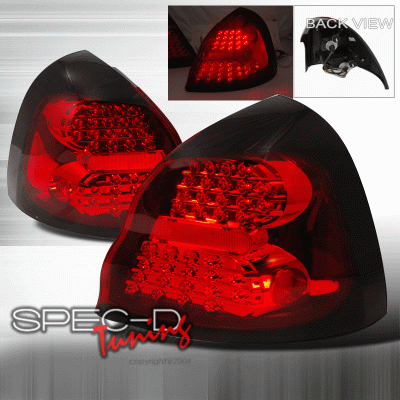 Spec-D - Pontiac Grand Prix Spec-D LED Taillights - Red - LT-GPX04RLED-KS