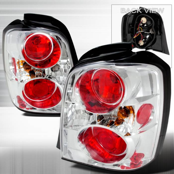 Spec-D - Toyota Highlander Spec-D Altezza Taillights - Chrome - LT-HLDR04-TM