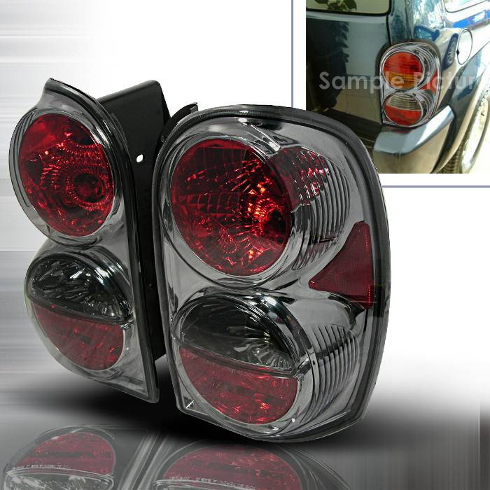 Spec-D - Jeep Liberty Spec-D Altezza Taillights - Smoke - LT-LIB02G-KS