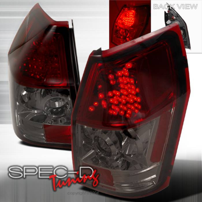 Spec-D - Dodge Magnum Spec-D LED Taillights - Smoke - LT-MAG05GLED-TM