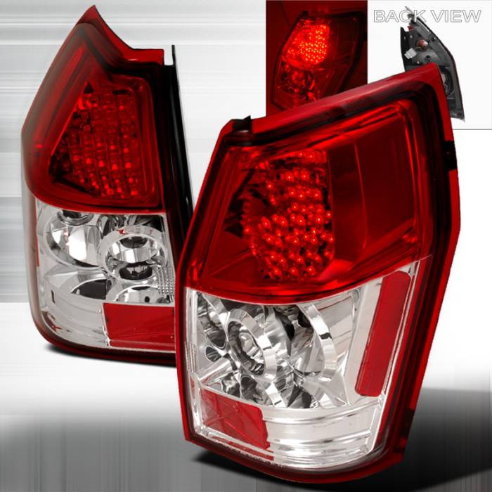Spec-D - Dodge Magnum Spec-D LED Taillights - Red - LT-MAG05RLED-TM