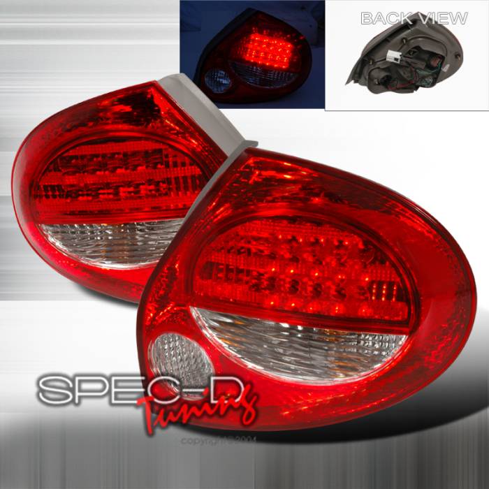 Spec-D - Nissan Maxima Spec-D LED Taillights - Red - LT-MAX00RLED-KS