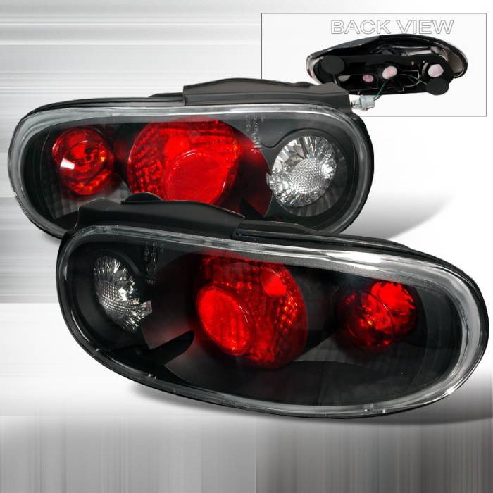 Spec-D - Mazda Miata Spec-D Altezza Taillights - Black - LT-MIA90JM-KS
