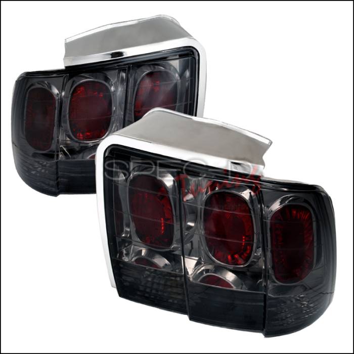 Spec-D - Ford Mustang Spec-D Altezza Taillights - Smoke - LT-MST99G-APC