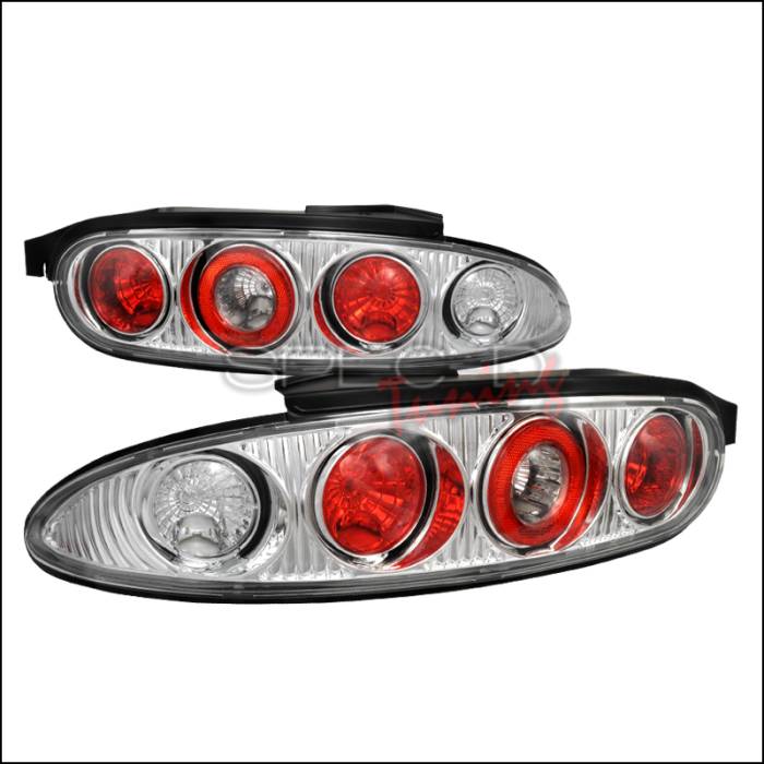 Spec-D - Mazda MX3 Spec-D Altezza Taillights - Chrome - LT-MX392-APC