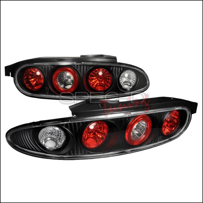 Spec-D - Mazda MX3 Spec-D Altezza Taillights - Black - LT-MX392JM-APC