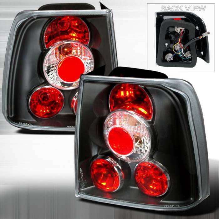 Spec-D - Volkswagen Passat Spec-D Altezza Taillights - Black - LT-PAS974JM-TM