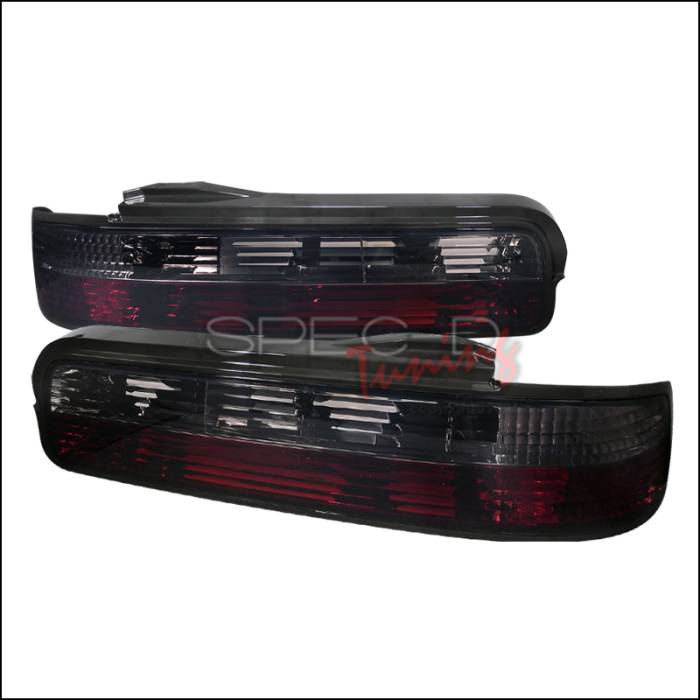 Spec-D - Nissan 240SX Spec-D Taillights - Red & Smoke - LT-S13892RG-TM