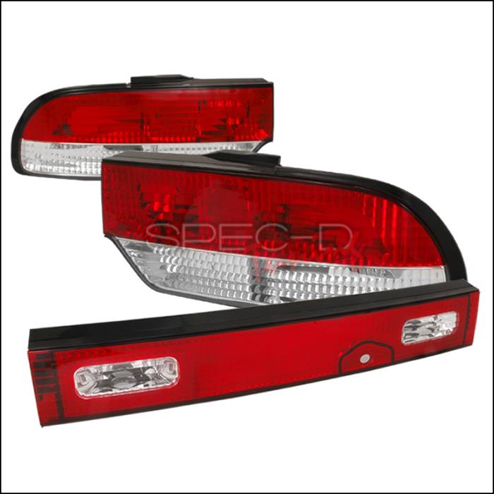 Spec-D - Nissan 240SX Spec-D Altezza Taillights - Chrome - LT-S1389RPW3-TM