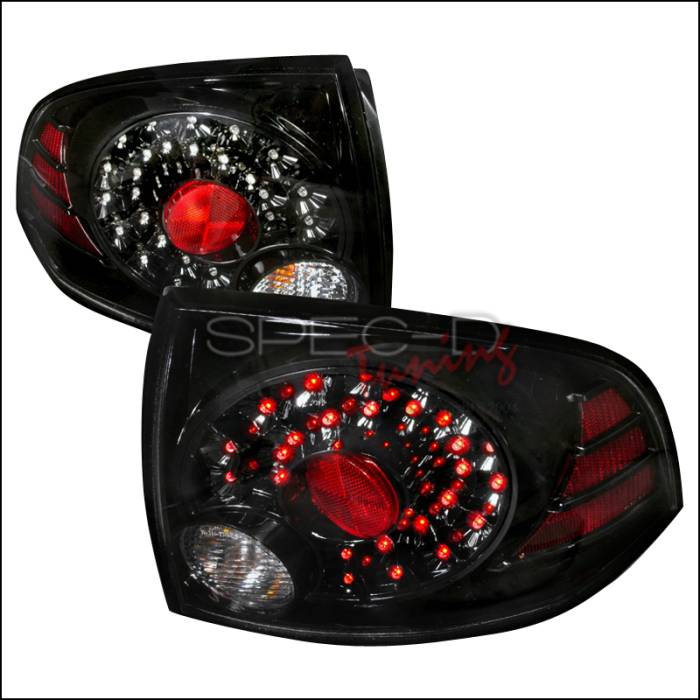 Spec-D - Nissan Sentra Spec-D LED Taillights - Black - LT-SEN04JMLED-DP