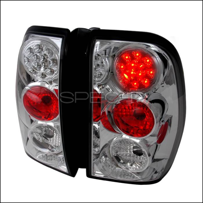 Spec-D - Chevrolet Trail Blazer Spec-D LED Taillights - Chrome - LT-TBLZ02CLED-TM