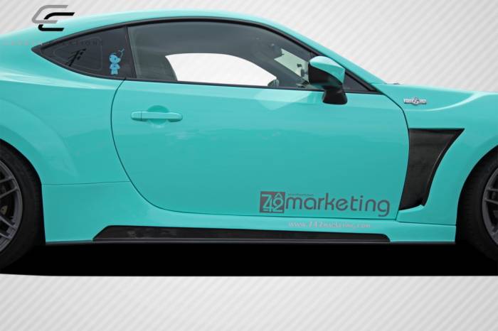 Carbon Creations - Subaru BRZ Carbon Creations 86-R Wide Body Side Skirts Rocker Panels - 2 Piece - 109106