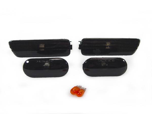 Depo - Volkswagen Jetta/Bora/Golf 4 Black Smoke DEPO Front Bumper