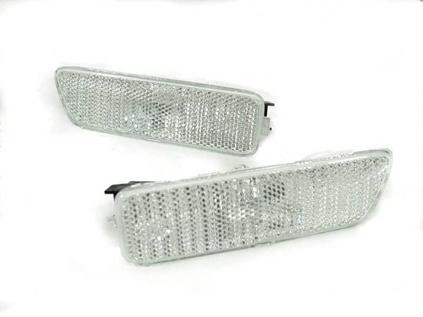 Depo - Volkswagen Golf 4 & 99-05 Volkswagen Jetta Clear Front DEPO Bumper Lights