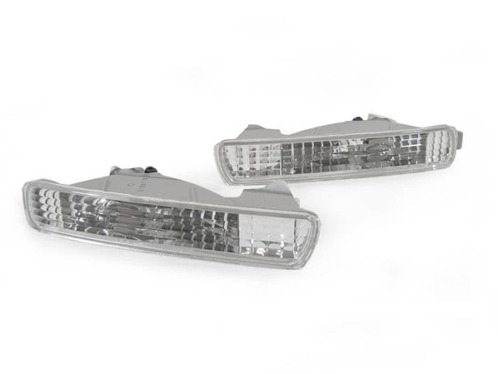 Depo - Honda Accord Clear Front DEPO Bumper Signal Light