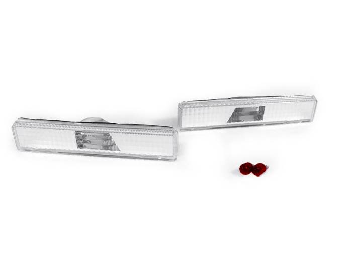 Depo - Toyota Supra Mk.Lll Crystal Clear Rear Bumper DEPO Side Marker Light