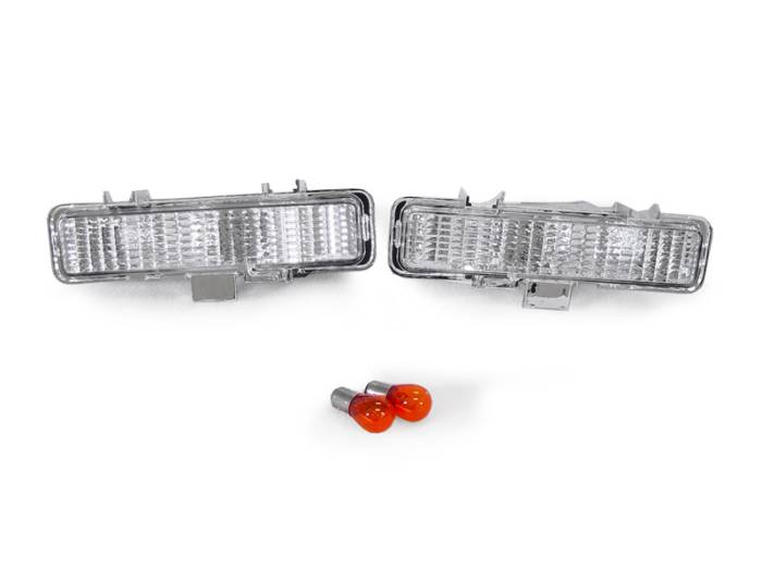 Depo - Chevy S10 / 1983-1994 Chevy Blazer Mid Size Clear DEPO Bumper Signal Light