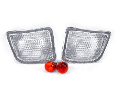 Depo - Toyota Tacoma 4Wd & 2Wd Prerunner Only Clear DEPO Bumper Signal Light
