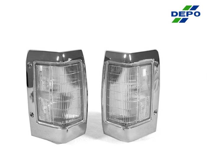 Depo - Nissan Hardbody Pick-Up Truck Clear DEPO Front Corner Light