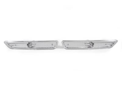 Depo - Ford Mustang Clear Crystal DEPO Bumper DEPO Side Marker Lights